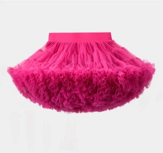 Dětská sukně TUTU PETTI luxus TOP objem Dračí ovoce fuchsie
